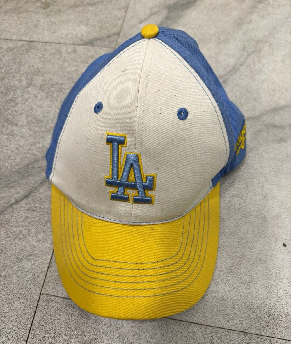 Los Angeles Dodgers MLB Baseball Adjustable Cap Blue White Yellow